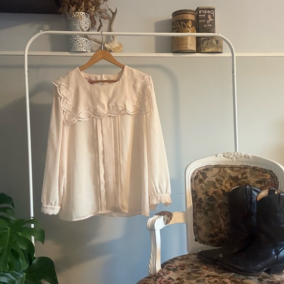 Vintage 100% Silk Blouse Amy Su Kung - Picture 1 of 4